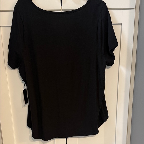 Cable & Gauge Black Short Sleeve Top - Picture 6 of 7